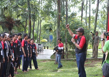 Pengarahan dari Bp Arief (Direktur PT Pembangunan Jaya Ancol)